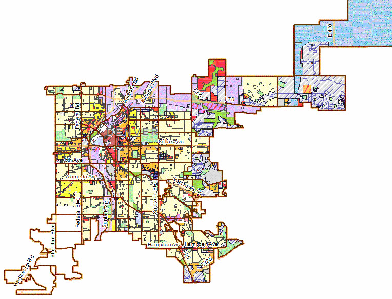 Denver Zoning Map Image